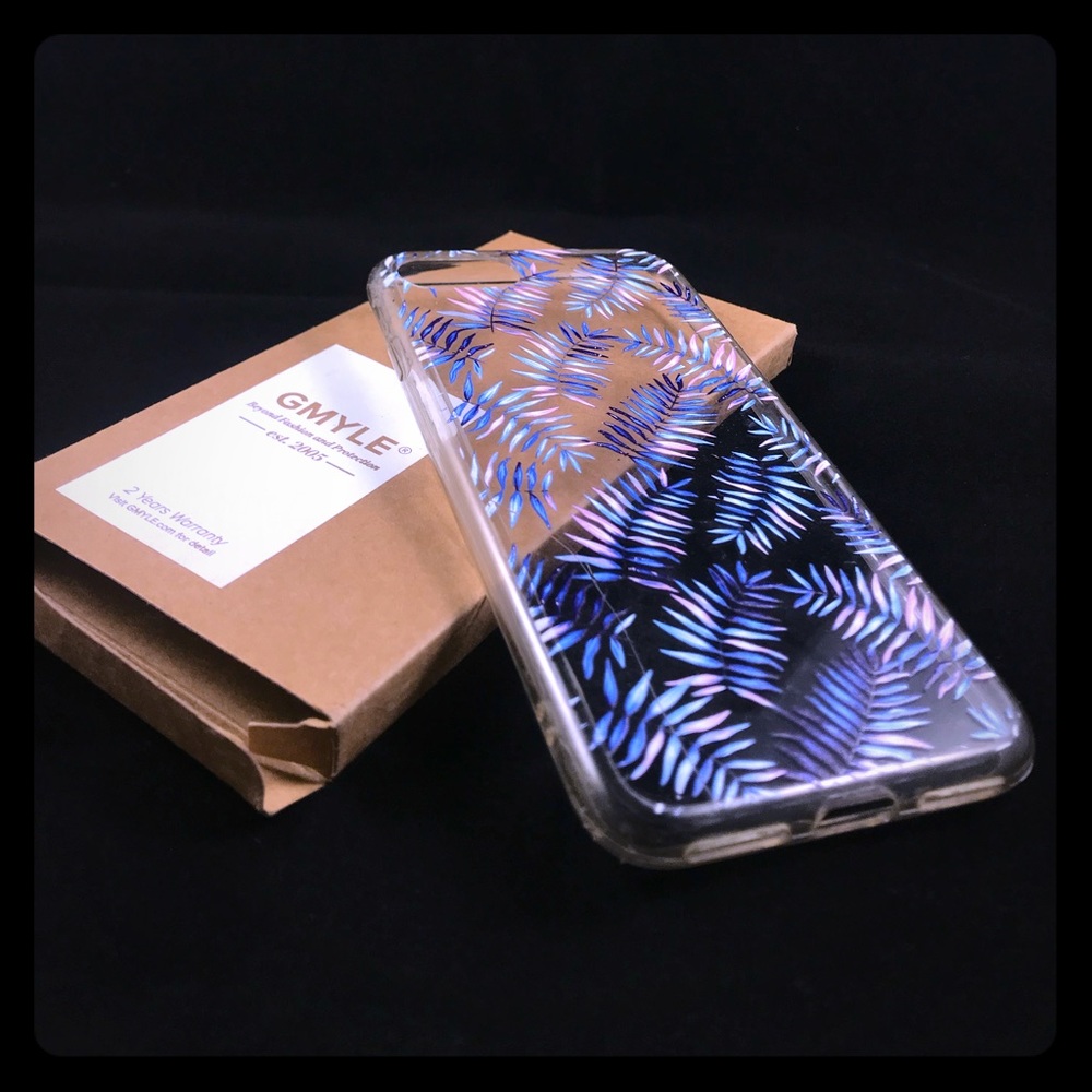 iPhone 7 Clear Silicone Floral Case